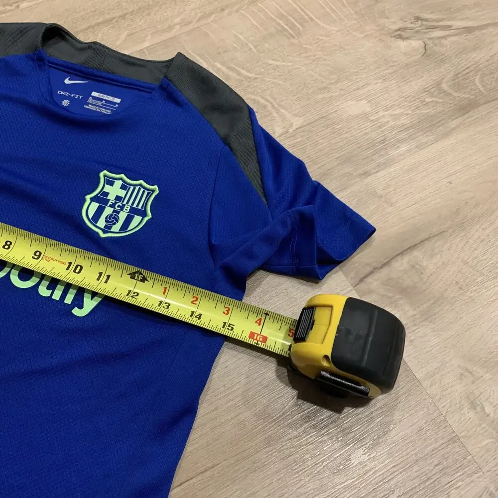 Nike FC Barcelona 2024/25 Third Strike Top Soccer Jersey Youth Boys Medium Royal
